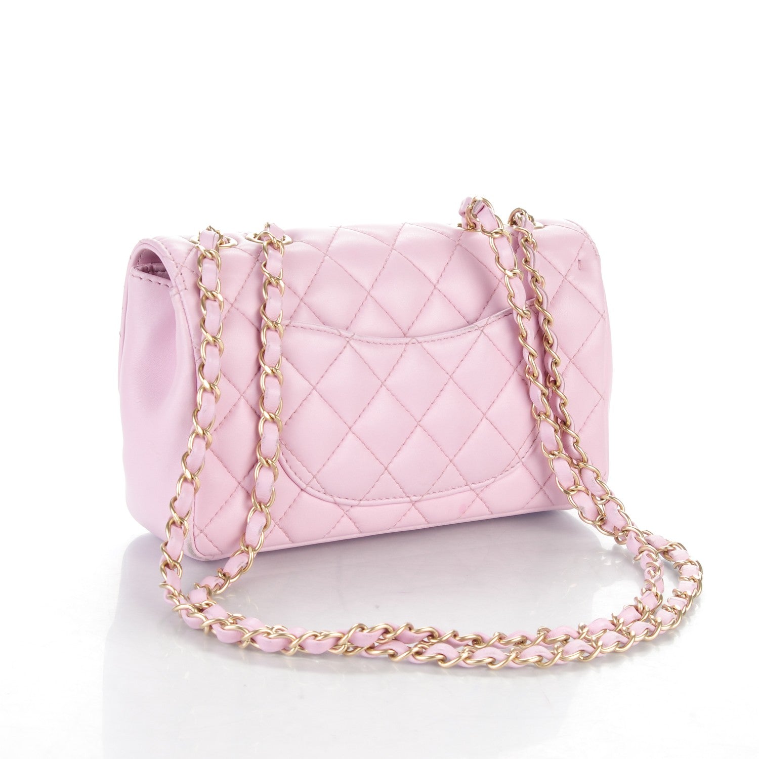 Chanel Lambskin Quilted Mini Mademoiselle Chic Flap Pink 3 of 12