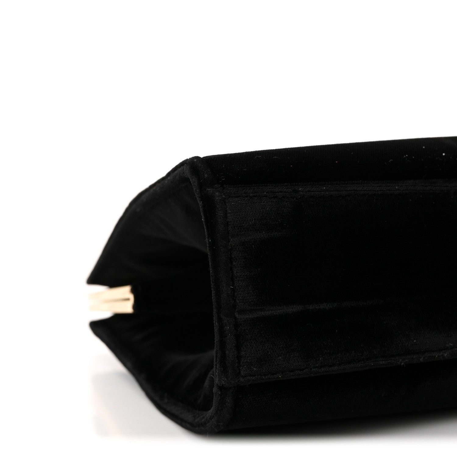 Saint Laurent Velvet Large Le Anne-Marie Shoulder Bag Black 8 of 9