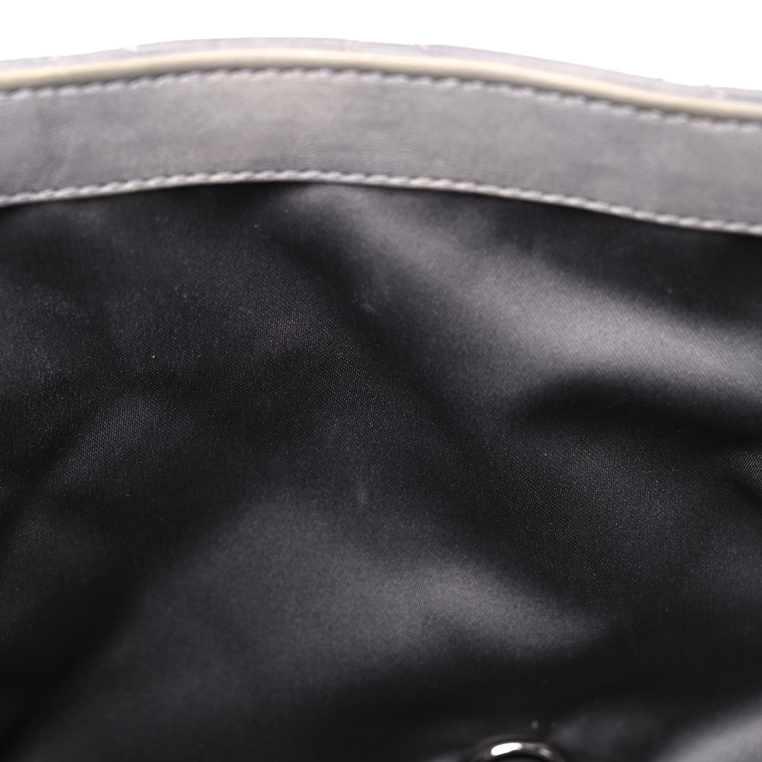 Chanel Lambskin Quilted Jumbo Coco Rain Flap Grey 19 of 27