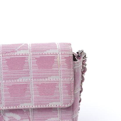 Chanel Nylon Travel East West Flap Pink 17 of 18