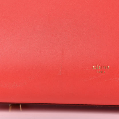 Celine Smooth Calfskin Mini Tie Knot Tote Alizarin 17 of 27