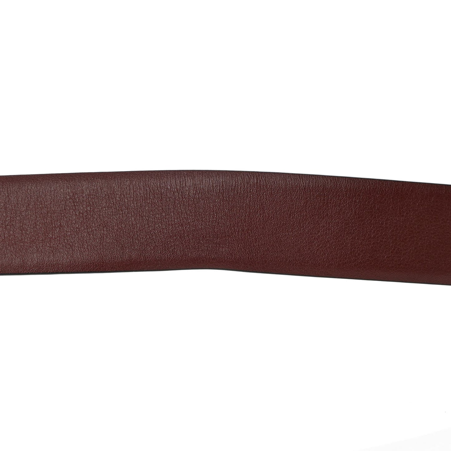 Calfskin CC Reversible Belt 95 Black Burgundy