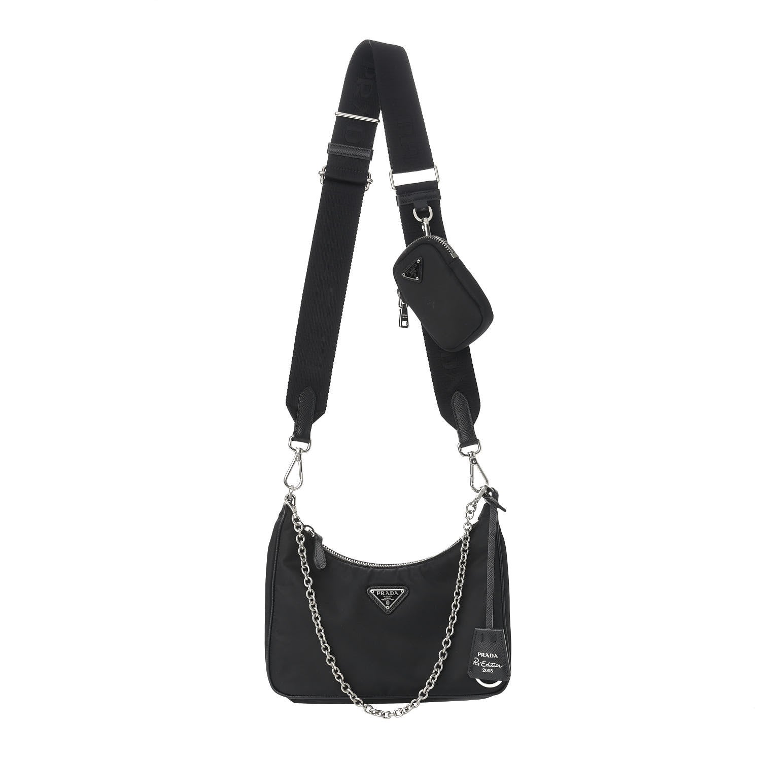 Prada Nylon Re-Edition 2005 Shoulder Bag Black 1 of 10