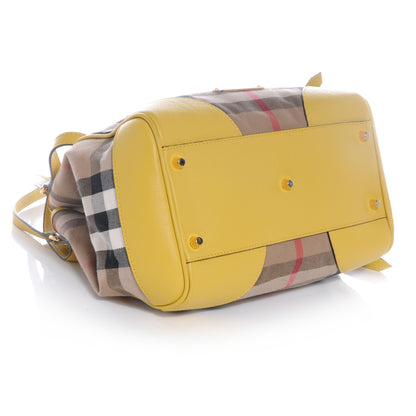 Burberry House Check Canterbury Hobo Yellow 4 of 11