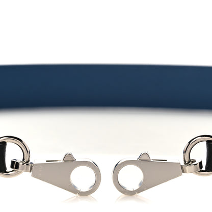 Hermes Epsom 30mm Tressage Au Galop Shoulder Strap Deep Blue Vert Bosphore 3 of 6