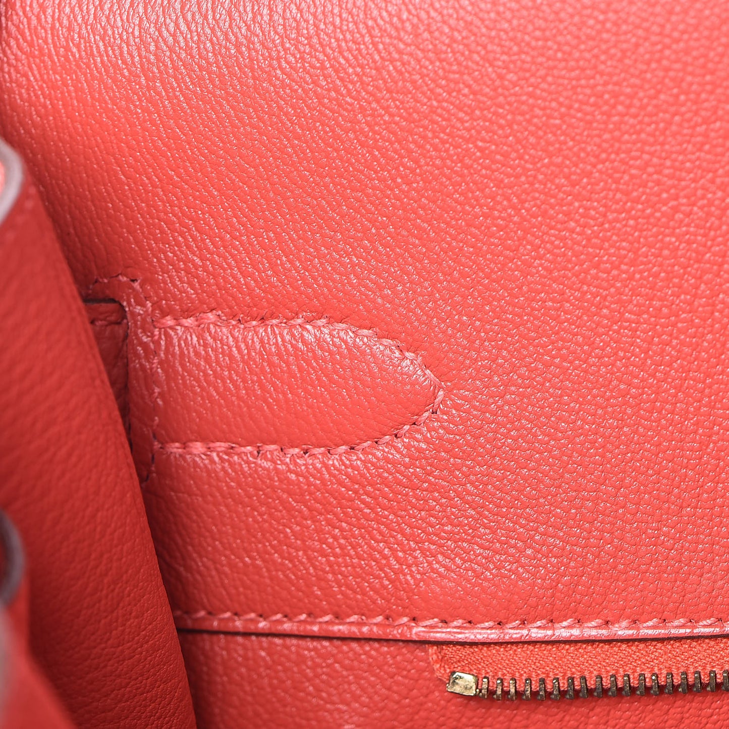 Togo Birkin 35 Rouge Pivoine