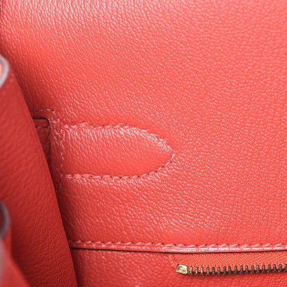 Hermes Togo Birkin 35 Rouge Pivoine 17 of 29