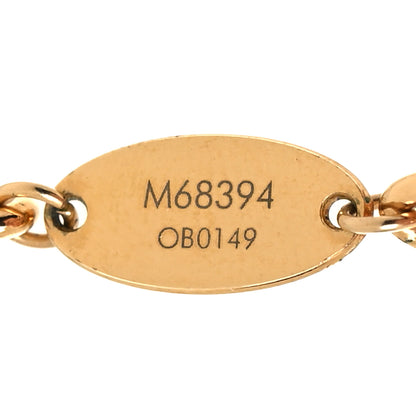 Louis Vuitton Metal Mini Boite Chapeau Pendant Necklace Gold 6 of 6