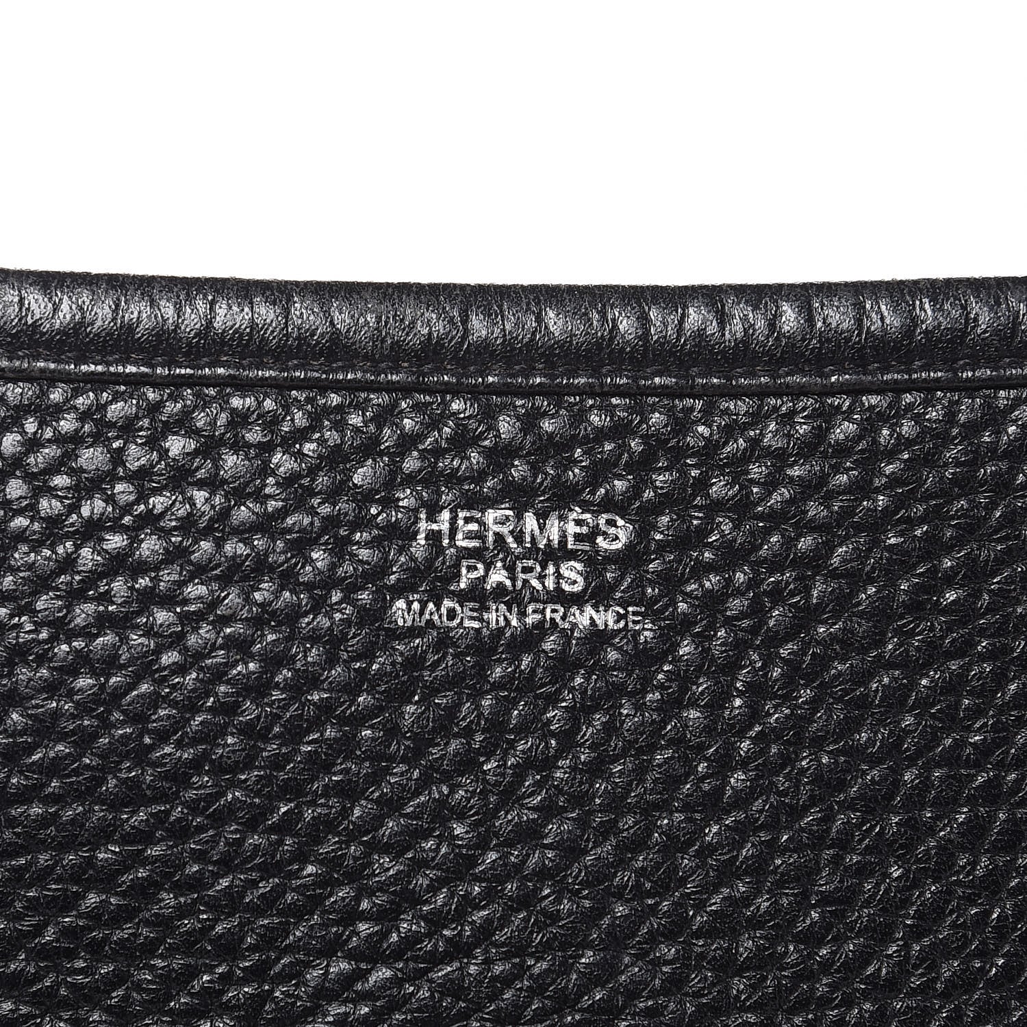 Hermes Taurillon Clemence Evelyne III GM Black 8 of 10
