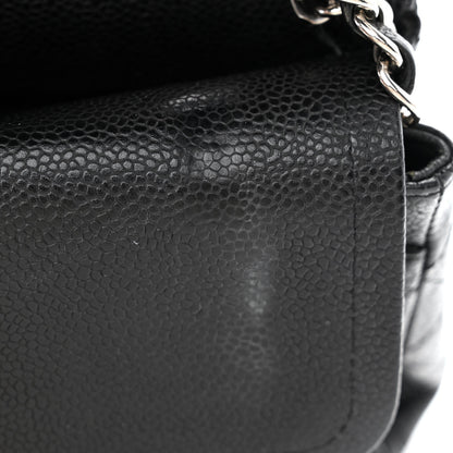 Chanel Caviar Quilted Medium Double Flap Black 14 of 20