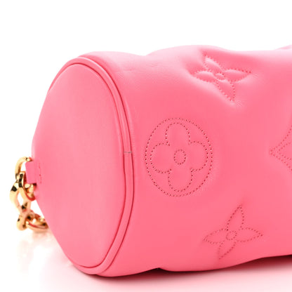 Louis Vuitton Calfskin Bubblegram Papillon BB Dragon Fruit 8 of 10