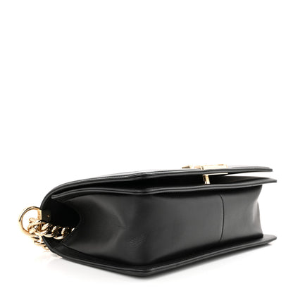 Chanel Lambskin Chevron Quilted Medium Boy Flap Black 4 of 10