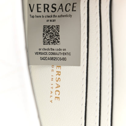 Versace Virtus Mini Wallet Chain Crossbody White 7 of 11