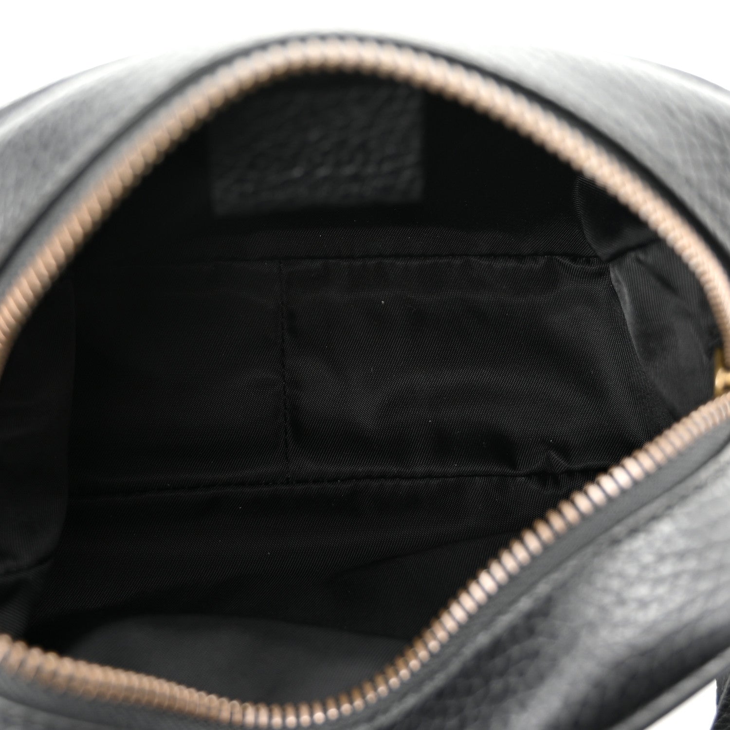 Gucci Pebbled Calfskin Mini Soho Disco Bag Black 5 of 10