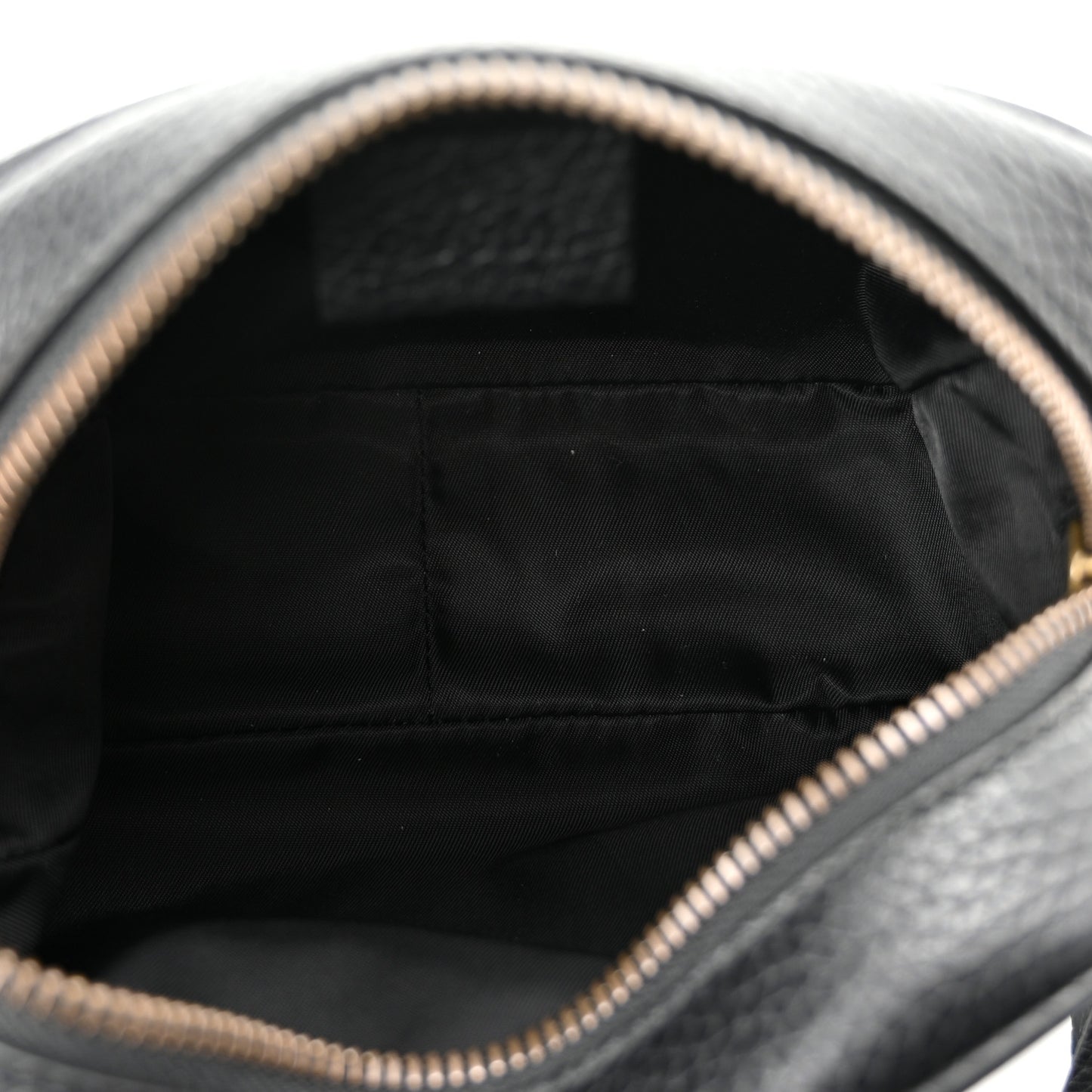 Pebbled Calfskin Mini Soho Disco Bag Black