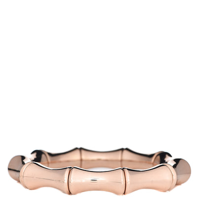 Gucci 18K Rose Gold Large Bamboo Spring Bracelet 16 3 of 6