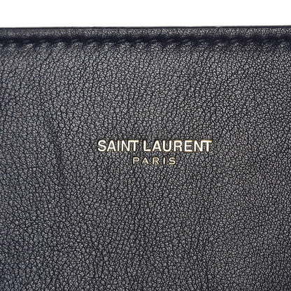 Saint Laurent Calfskin Large Sac De Jour Carryall Navy Blue 8 of 14