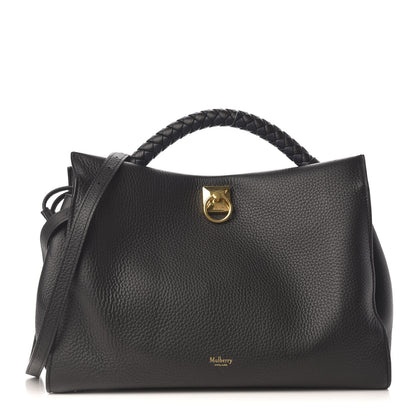 Mulberry Heavy Grain Iris Tote Midnight Black 1 of 9