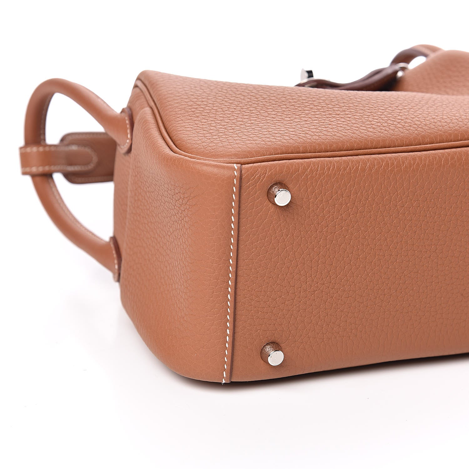 Hermes Taurillon Clemence Mini Lindy 20 Gold 7 of 10