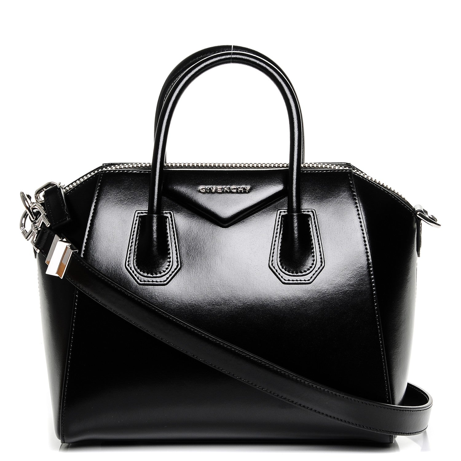 Givenchy Shiny Lord Calfskin Small Antigona Black 1 of 6