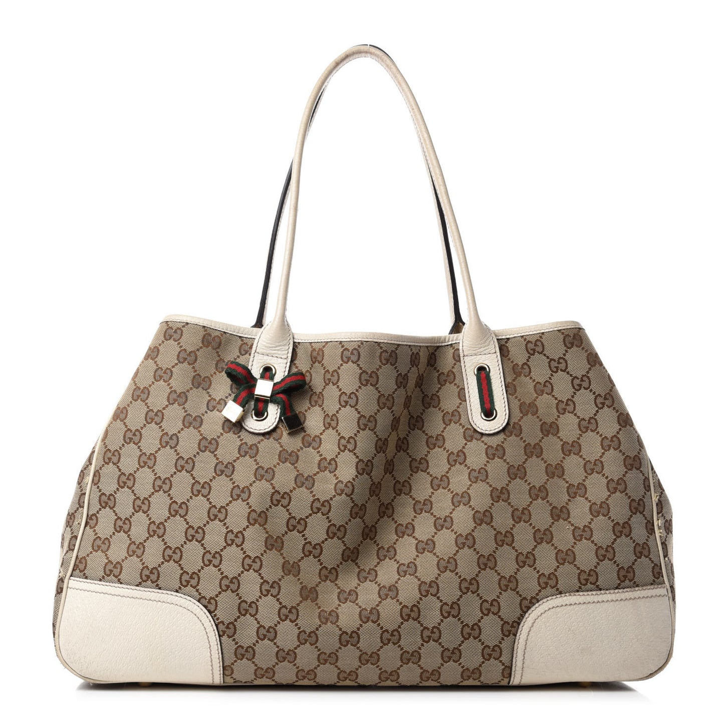 Monogram Large Princy Tote Off White