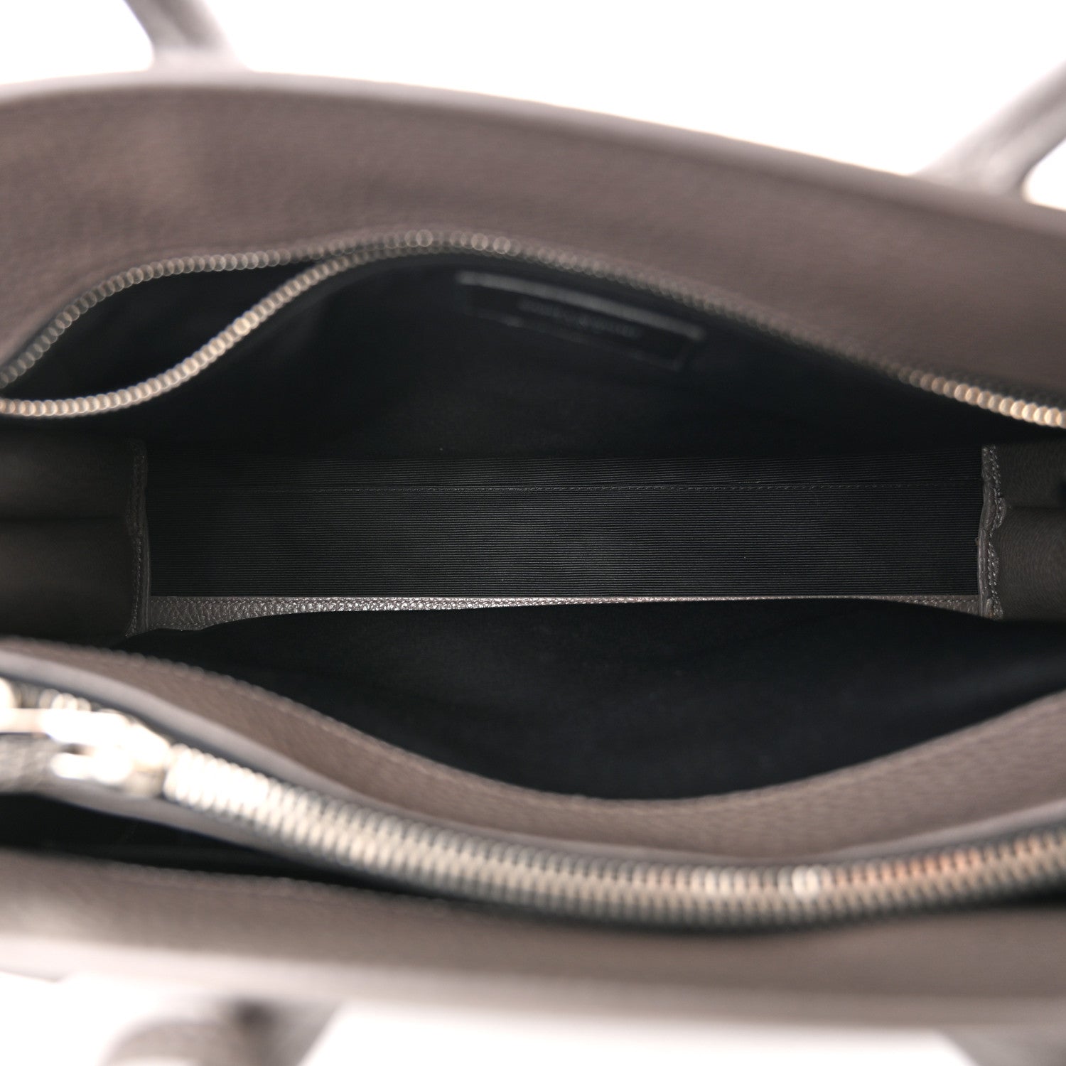 Saint Laurent Grained Calfskin Small Sac De Jour Fog 5 of 11