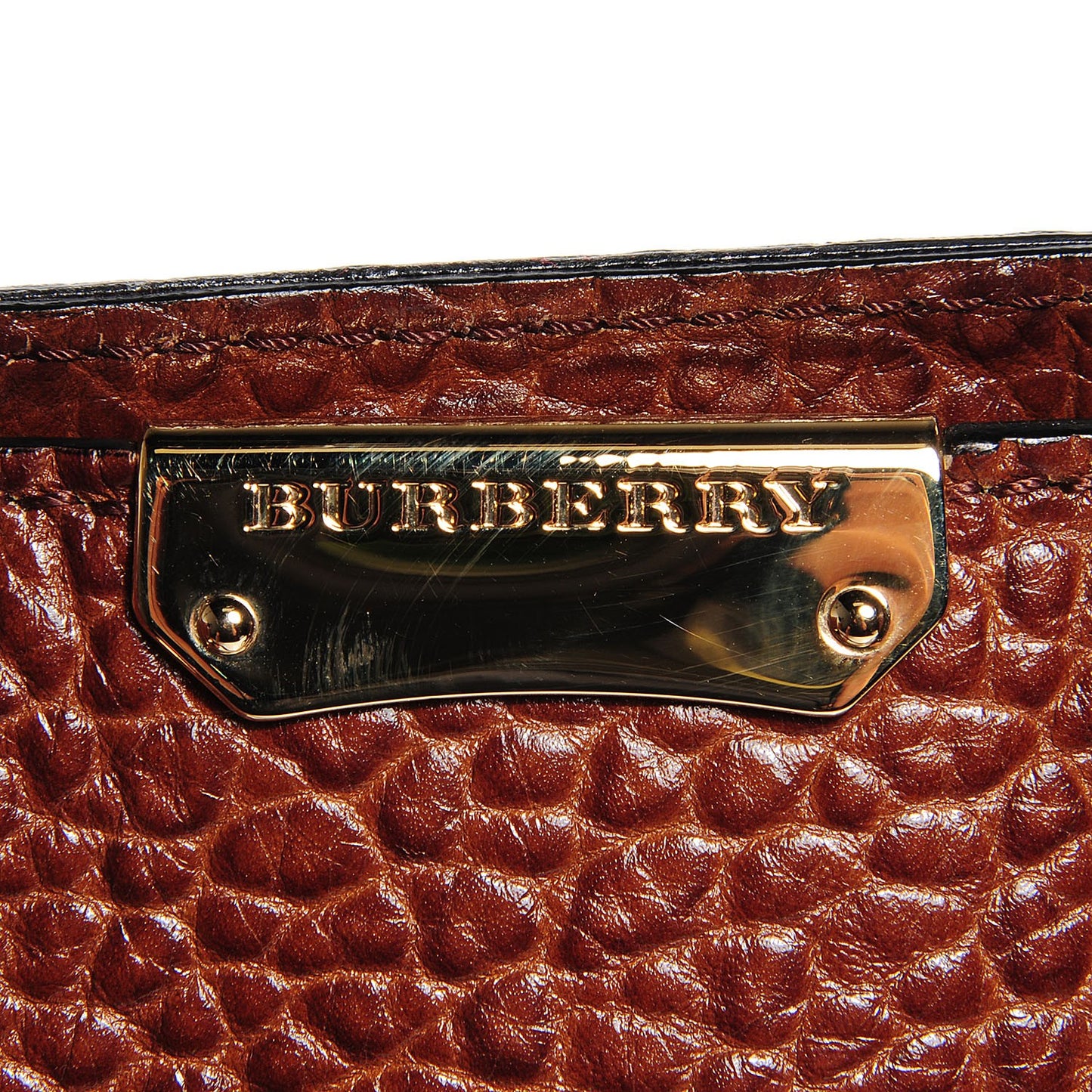 Heritage Grain Medium Woodbury Tote Brown