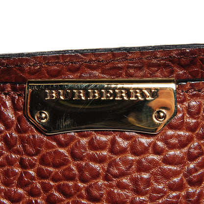 Burberry Heritage Grain Medium Woodbury Tote Brown 6 of 11