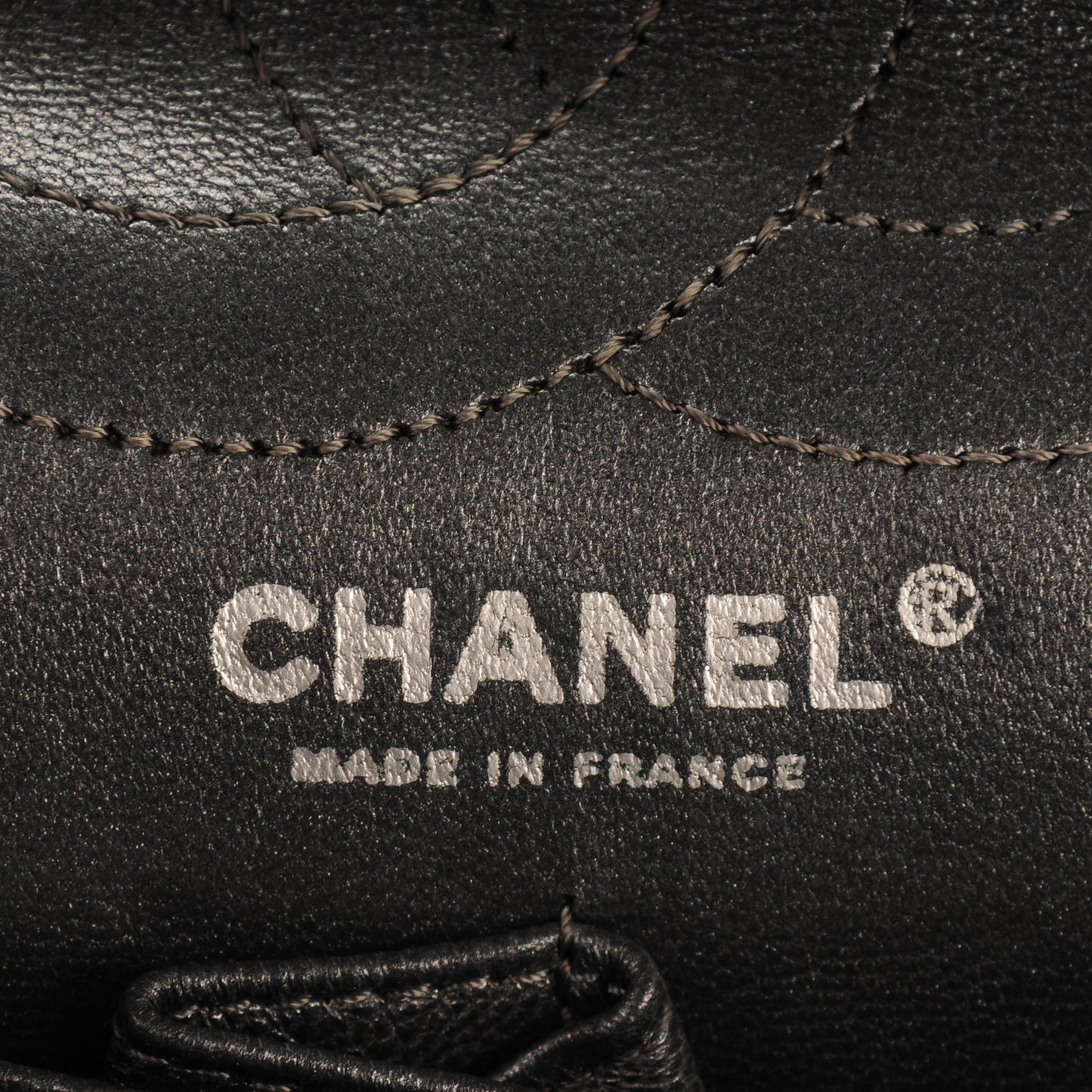 Metallic Aged Calfskin Quilted 2.55 Reissue 226 Flap Dark Silver