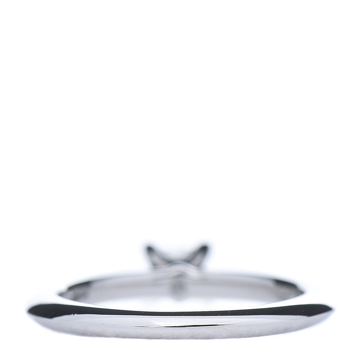 Tiffany Platinum Diamond .22ct Princess Solitaire Engagement Ring 43 2.45 4 of 7