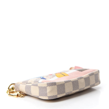 Louis Vuitton Damier Azur 2018 Christmas Animation Mini Pochette Accessories 4 of 7
