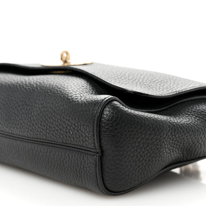 Mulberry Small Classic Grain Calfskin Medium Lily Black 9 of 9