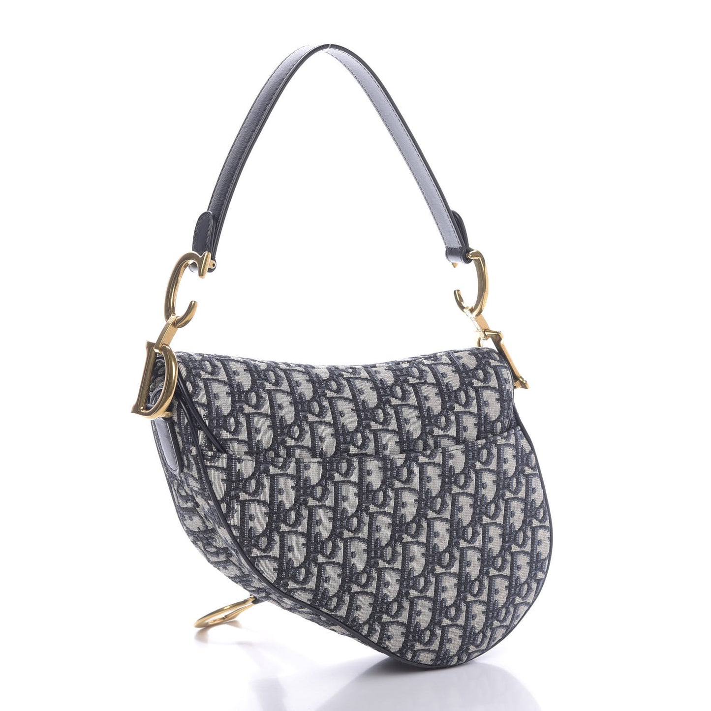 Oblique Saddle Bag Blue