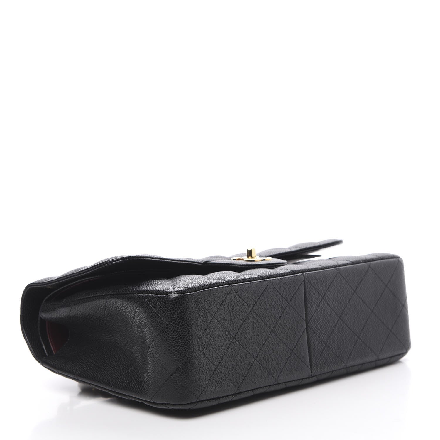 Chanel Caviar Quilted Jumbo Double Flap Black 3 of 11