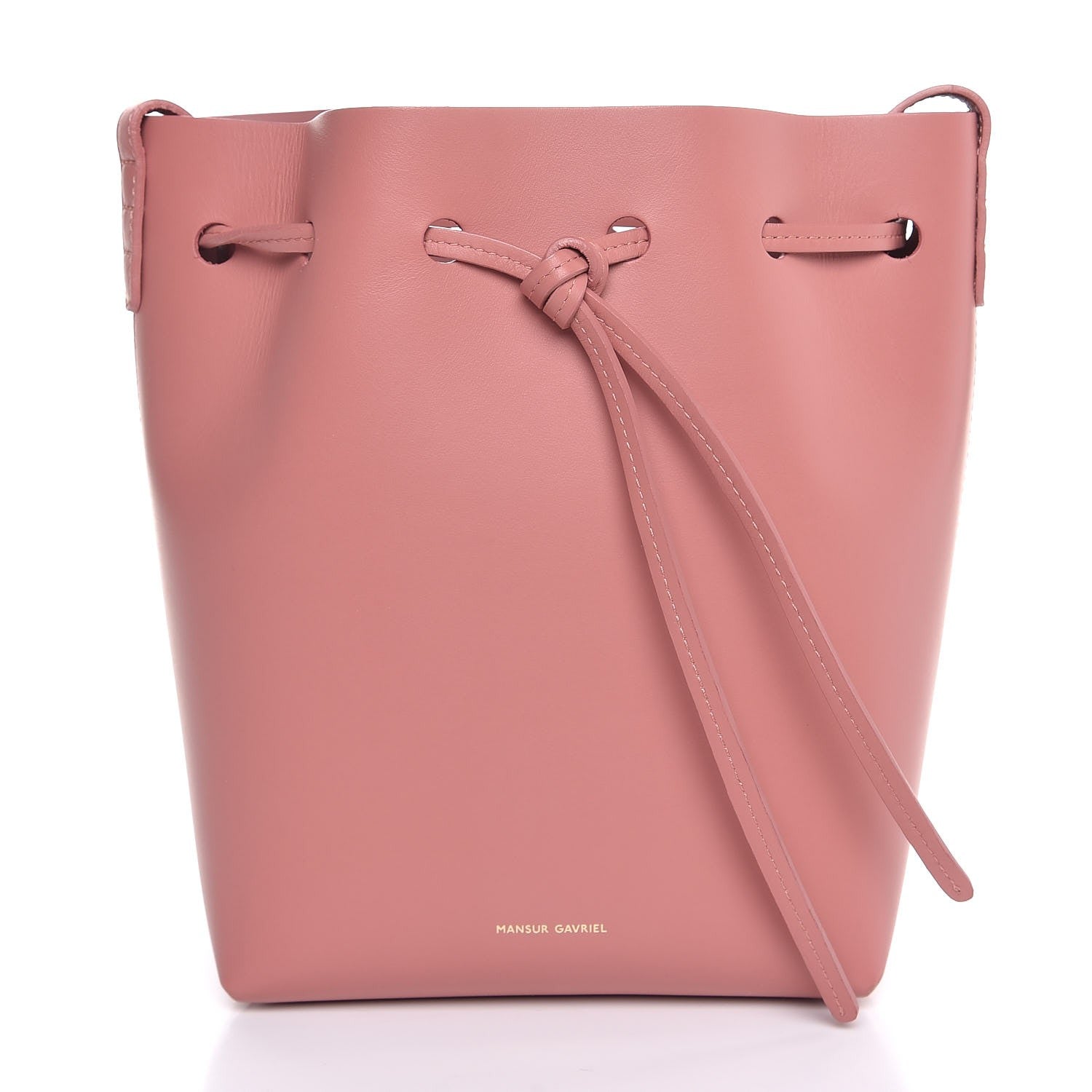 Mansur Gavriel Calfskin Mini Bucket Bag Blush 1 of 7
