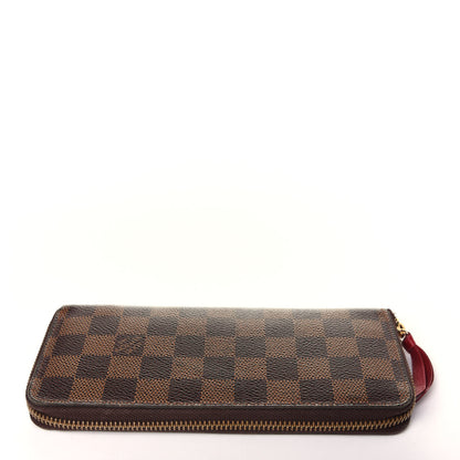 Louis Vuitton Damier Ebene Clemence Wallet Cherry 9 of 12