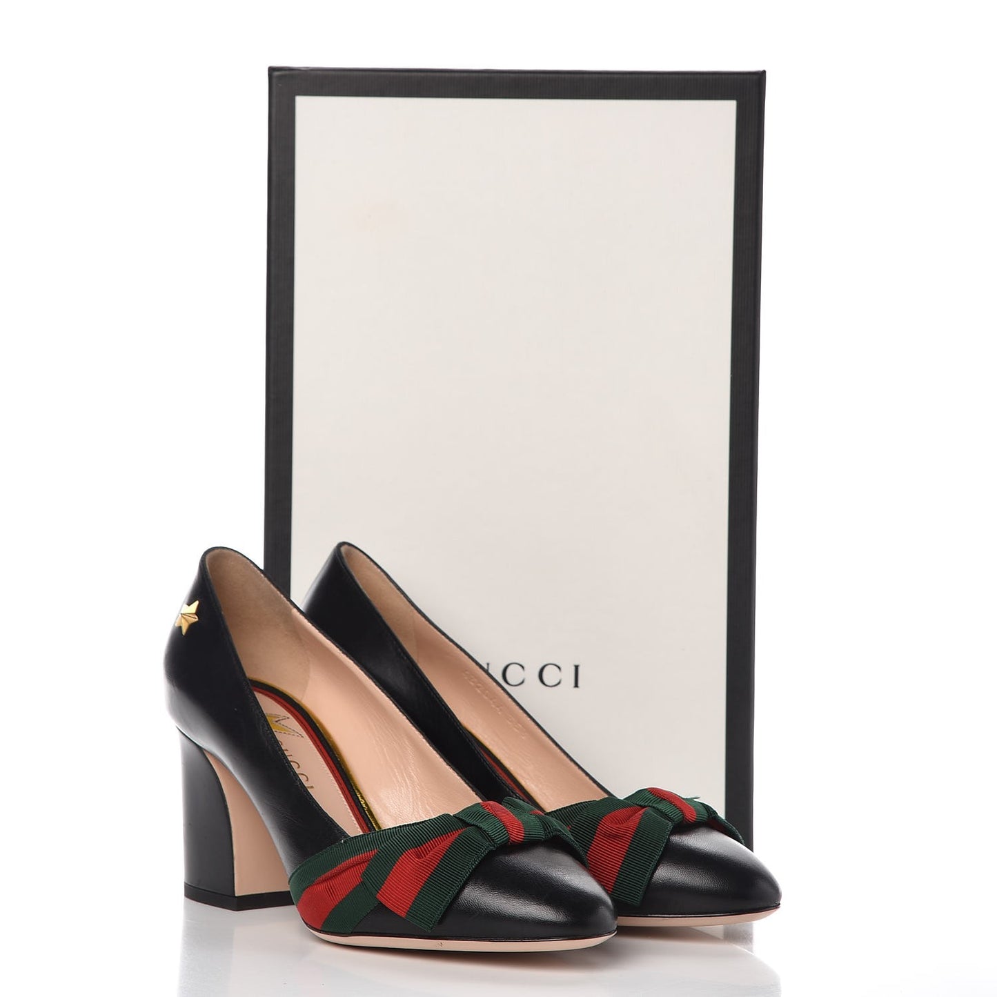 Malaga Kid Web Bow Aline Pumps 35.5 Black