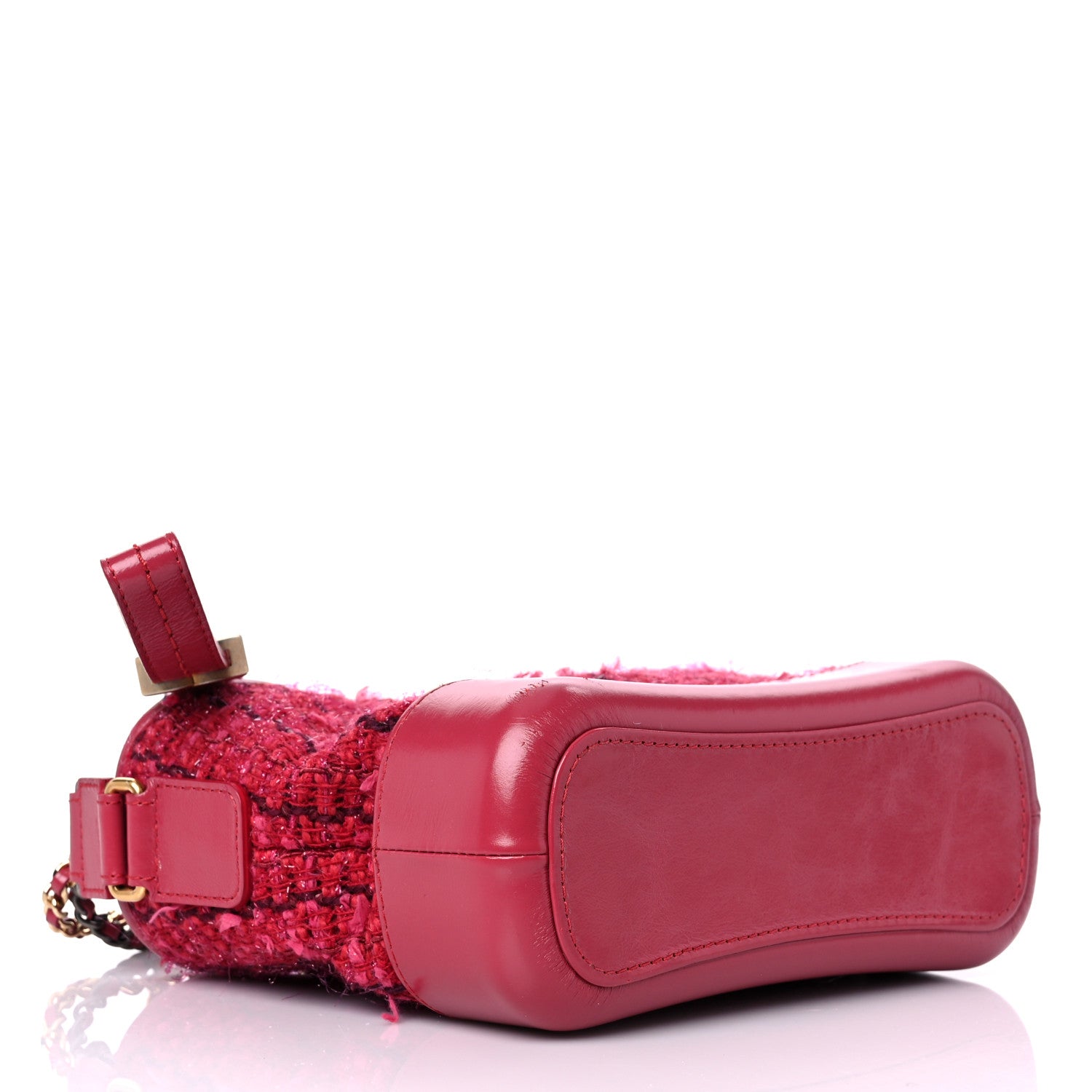 Chanel Tweed Calfskin Small Gabrielle Hobo Pink 3 of 16