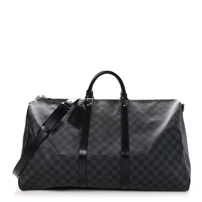 Louis Vuitton Damier Graphite Keepall Bandouliere 55 1 of 14