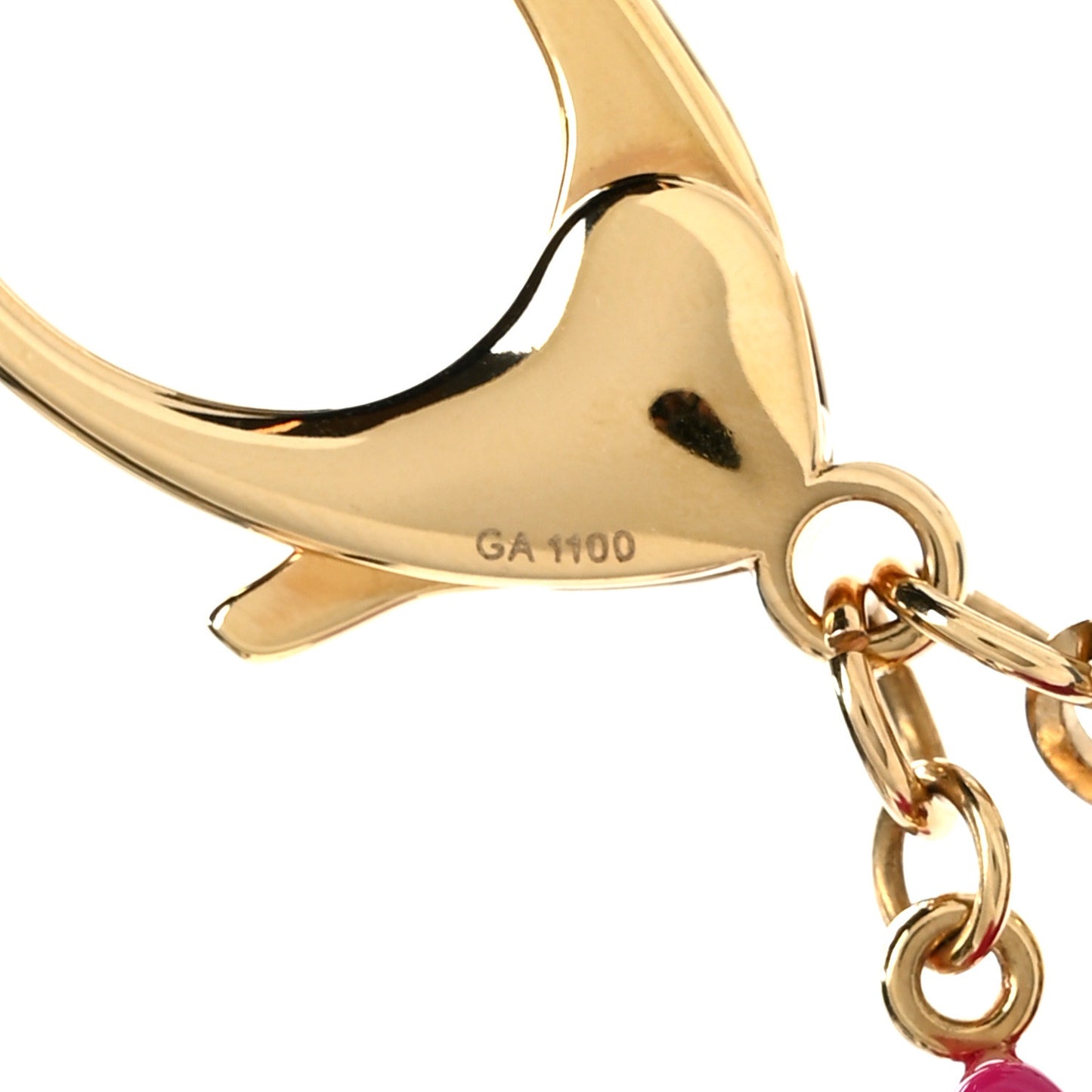Resin Playtime Bag Charm Marron