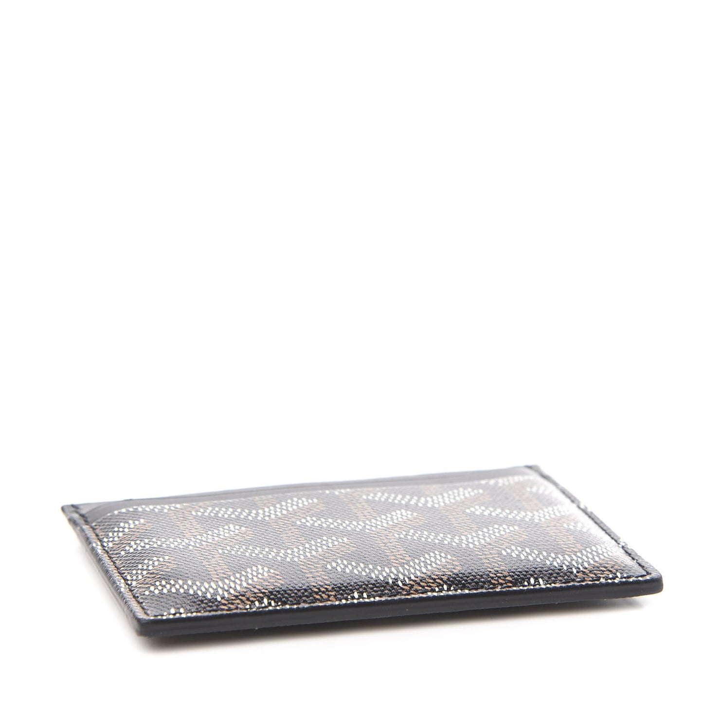 Goyardine Saint Sulpice Card Holder Black