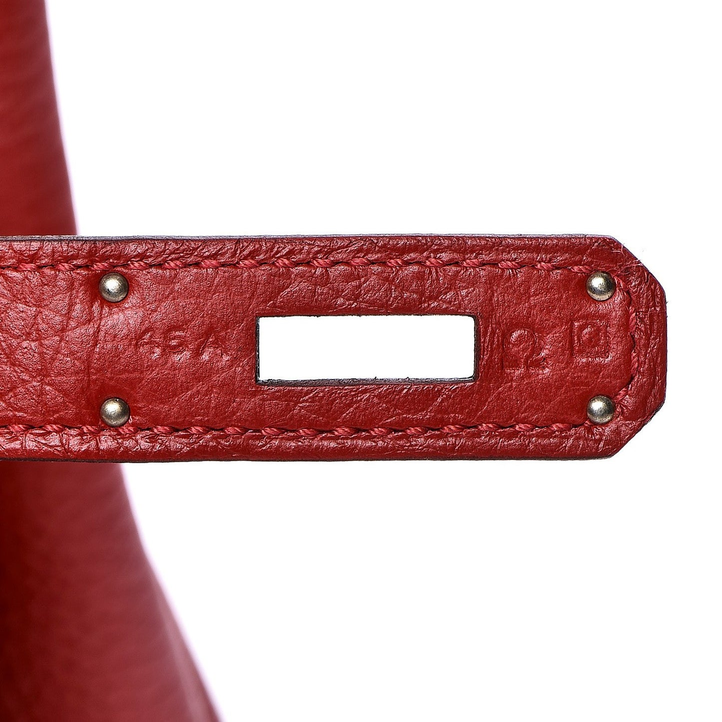 Taurillon Clemence Birkin 30 Rouge Casaque