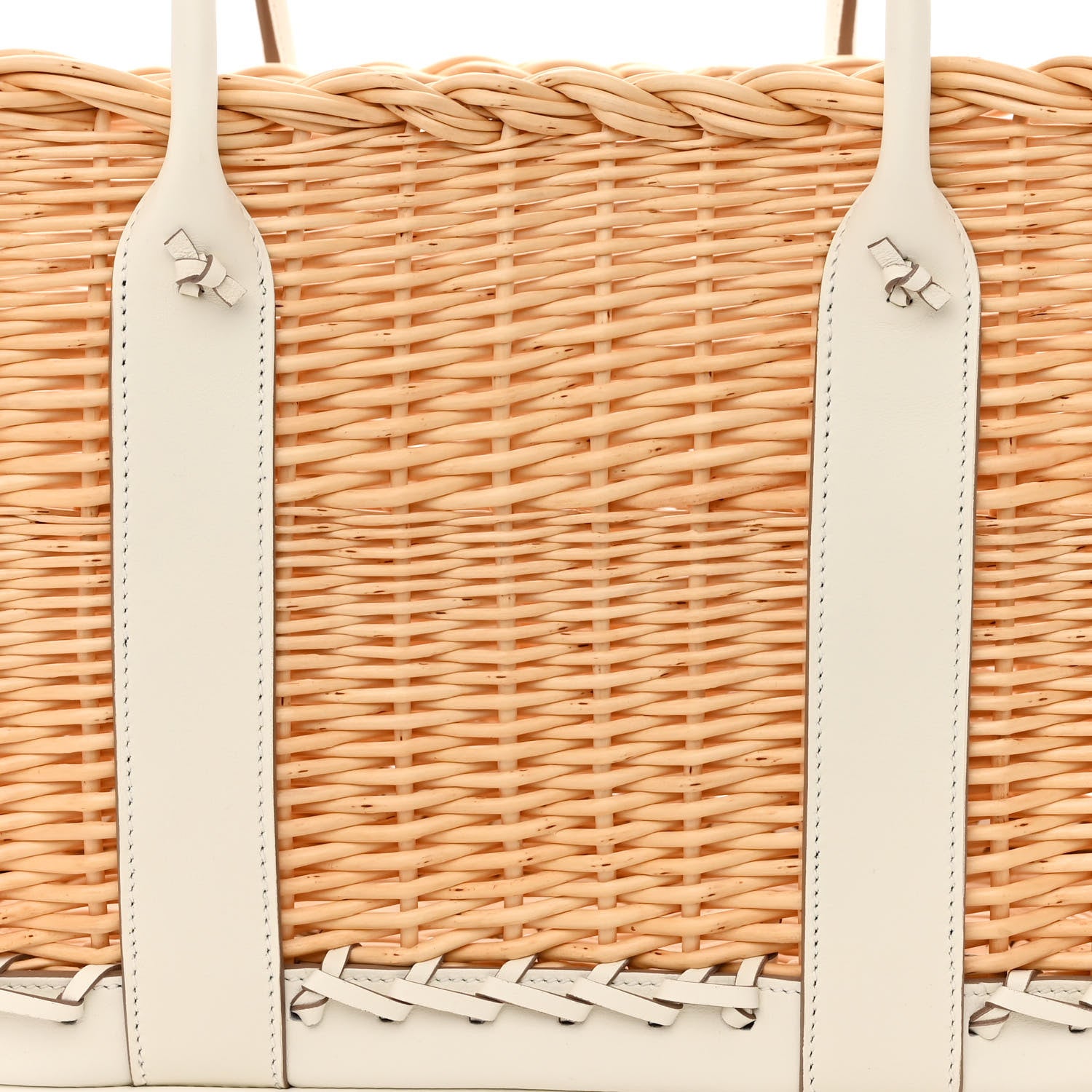 Hermes Swift Wicker Osier Garden Party Mushroom 8 of 10