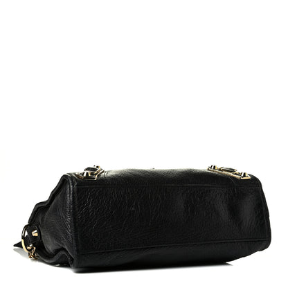 Balenciaga Chevre Gold Metallic Edge Hardware S City Black 3 of 7