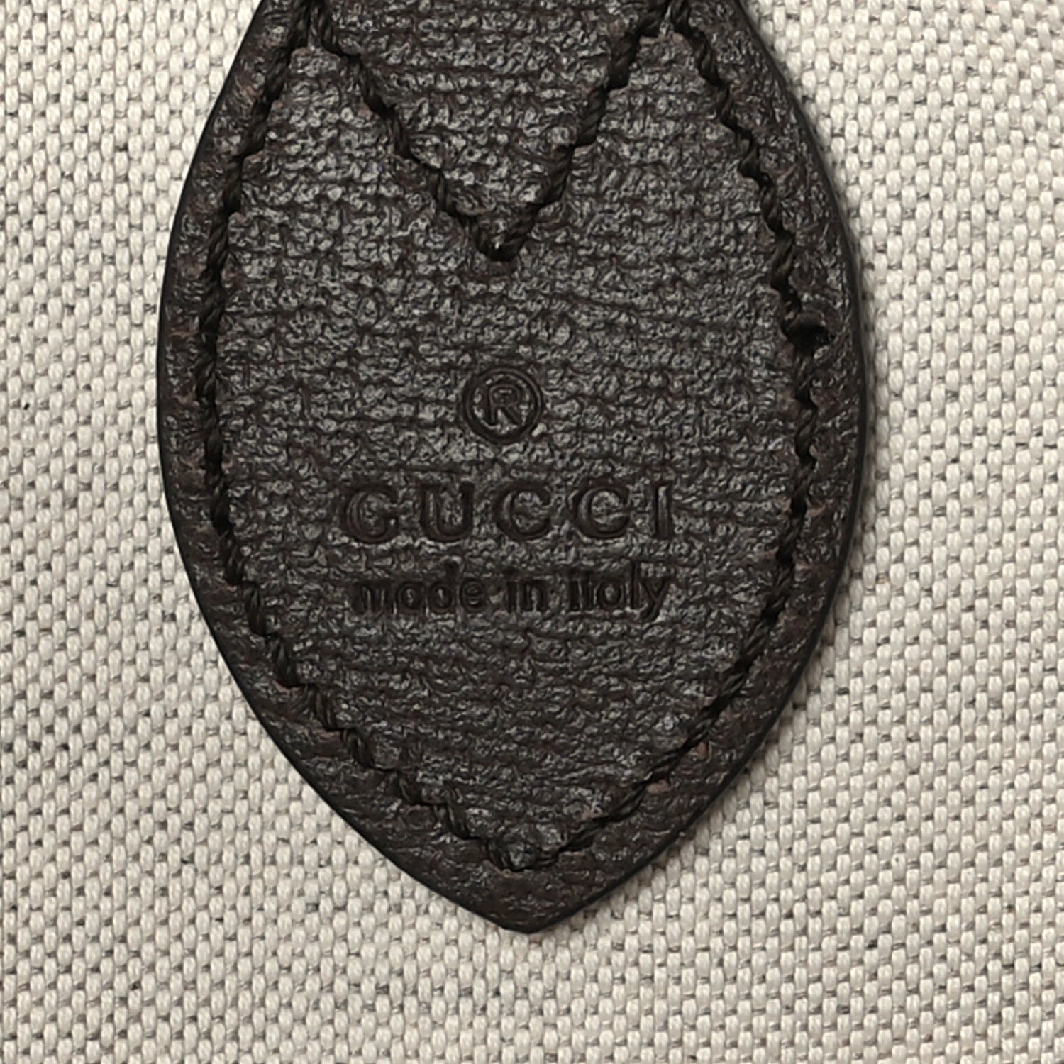 Gucci GG Supreme Monogram Textured Dollar Calfskin Web Large Ophidia Tote Beige Ebony New Acero 8 of 10