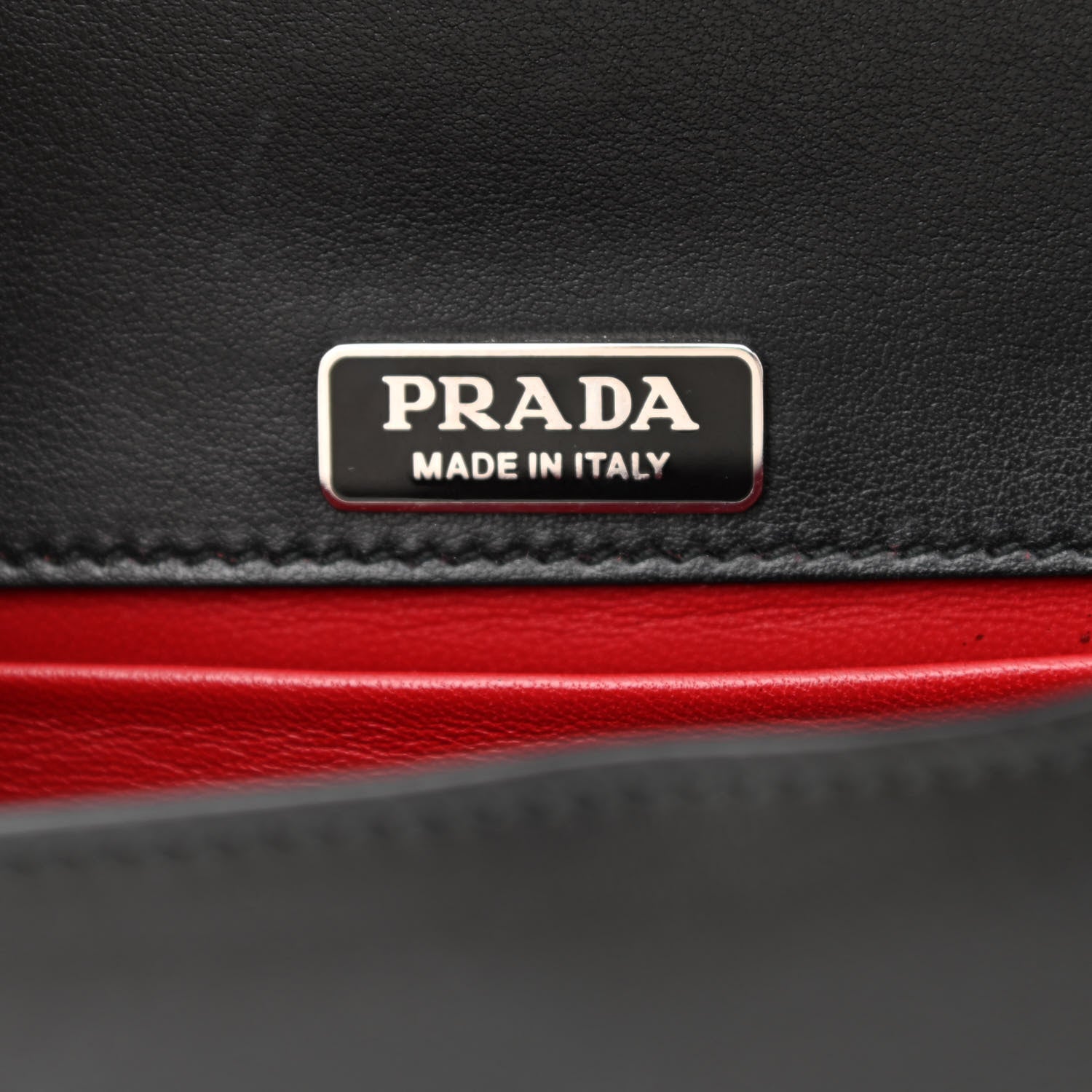 Prada Spazzolato Soft Calfskin Cahier Bag Black 6 of 10