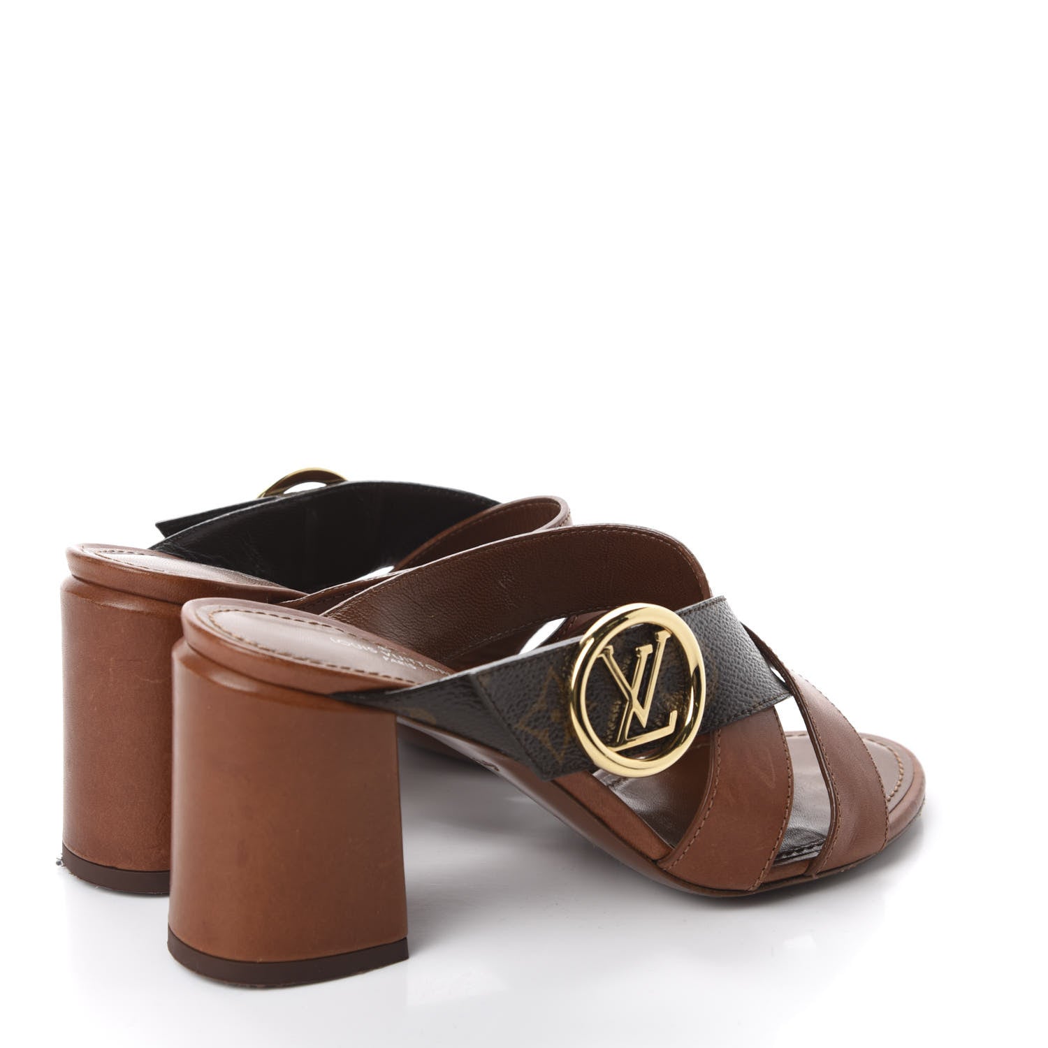 Louis Vuitton Monogram Horizon Mules 36 Cognac Brown 4 of 13