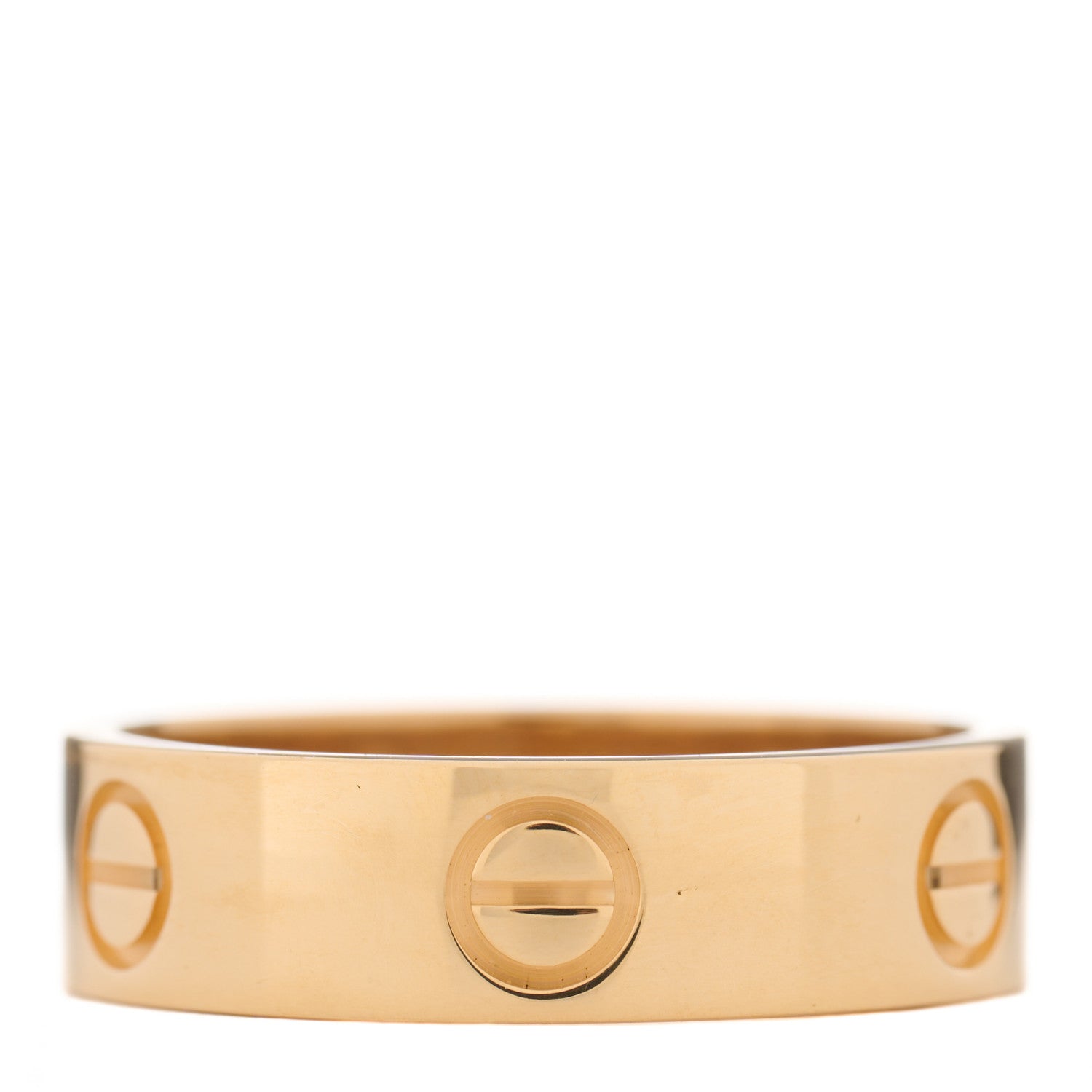 Cartier 18K Yellow Gold 5.5mm LOVE Ring 56 7.5 1 of 4