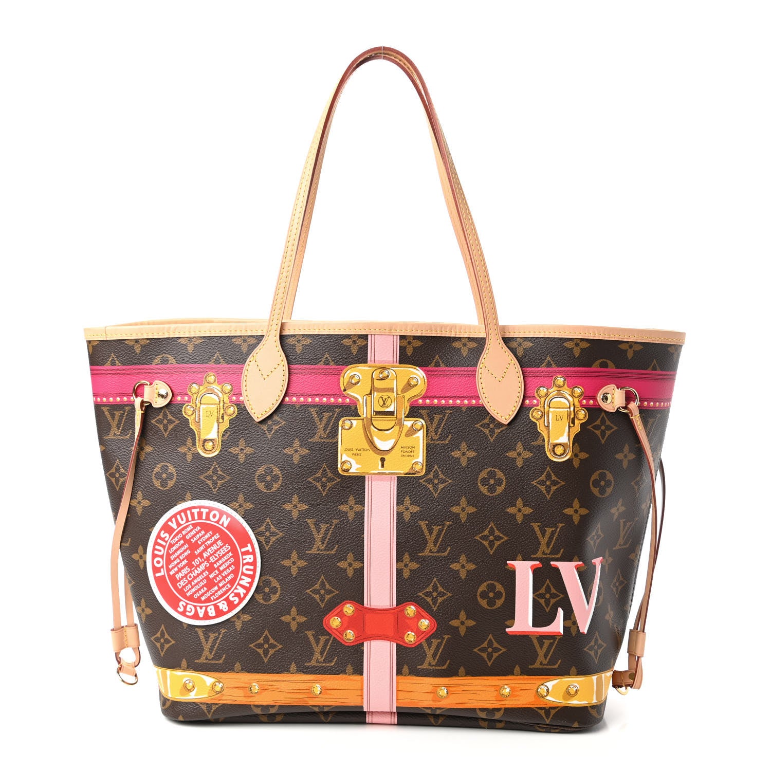 Louis Vuitton Monogram Summer Trunks Neo Neverfull MM 1 of 11