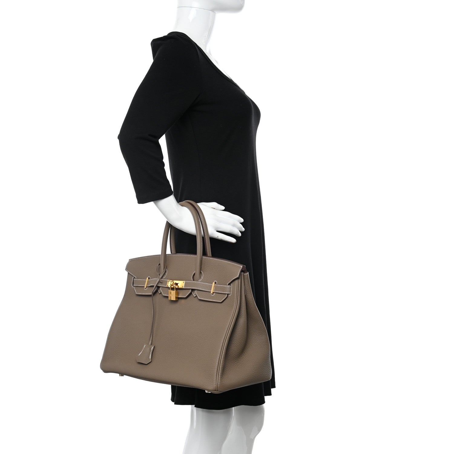 Hermes Togo Birkin 35 Etoupe 2 of 12
